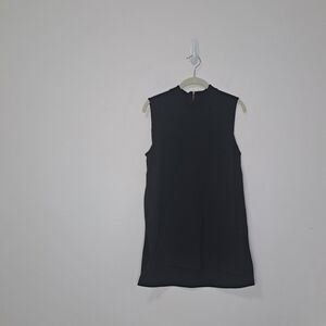 Kit and Ace Sleeveless Mock Neck Dress Black 8 NWOT